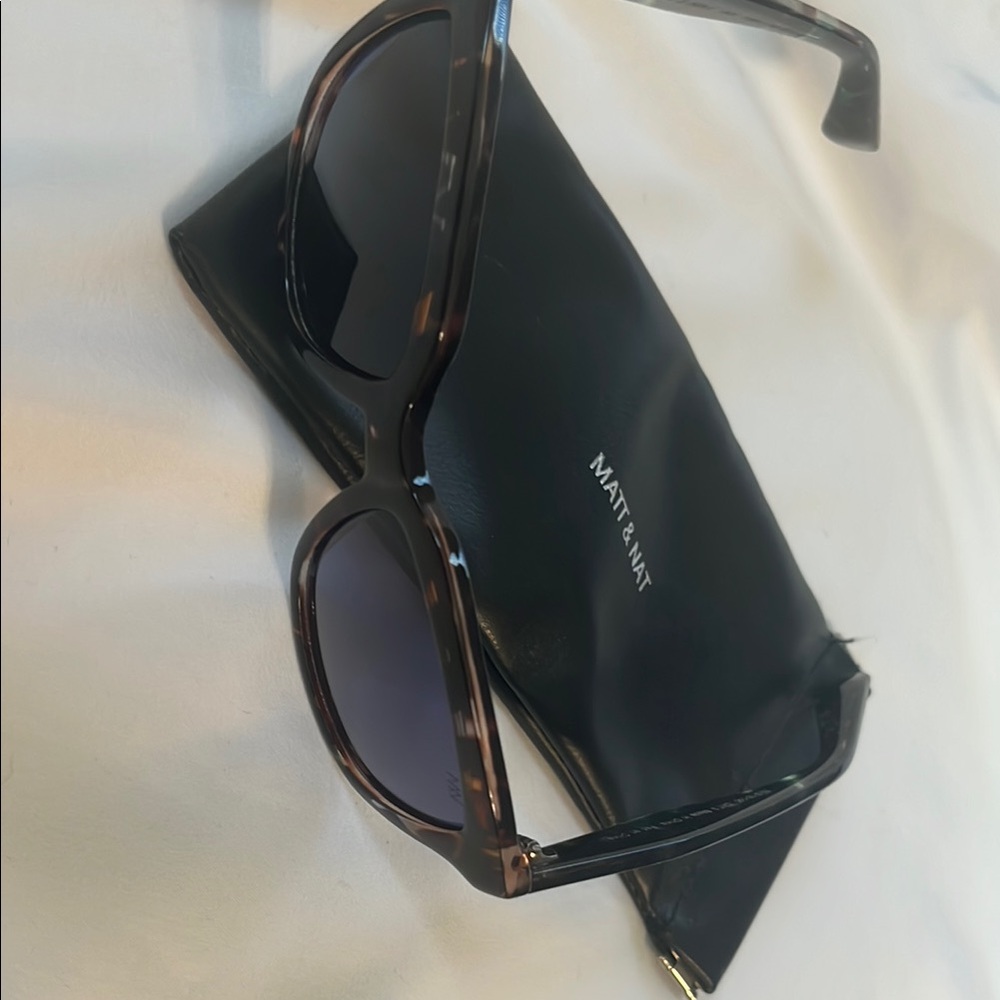 Matt & Nat Brown Sunglasses with Black Case